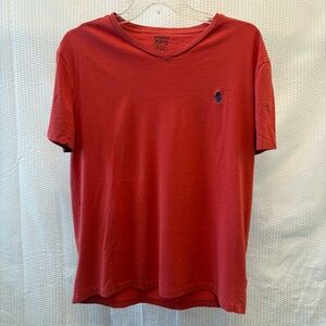 Polo by Ralph Lauren Men's Red Short Sleeve Tee size small